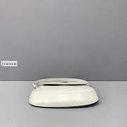 Prada Cleo Brushed Leather Mini In White 23cm×17cm×4cm - 4