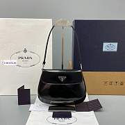 Prada Cleo Brushed Leather Mini In Black 23cm×17cm×4cm - 1
