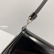Prada Cleo Brushed Leather Mini In Black 23cm×17cm×4cm - 4