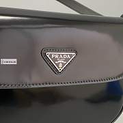 Prada Cleo Brushed Leather Mini In Black 23cm×17cm×4cm - 3