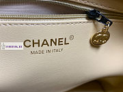 Chanel Grained Calfskin Large Top Handle Bag in Beige AS0814 30x14x24 cm - 6