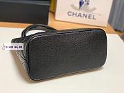 Chanel Grained Calfskin Large Top Handle Bag in Black AS0814 30x14x24 cm - 6