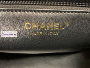 Chanel Grained Calfskin Large Top Handle Bag in Black AS0814 30x14x24 cm - 3