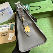 Gucci Large Top Handle Bag In Grey 40x 29x 20cm - 2