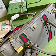 Gucci Large Top Handle Bag In Grey 40x 29x 20cm - 6