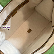 Gucci Medium Top Handle Bag In White 34x24x18cm - 4