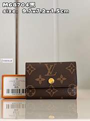 Louis Vuitton Micro Wallet Monogram Canvas M68704 9.7 x 7.2 x 1.5 cm - 1