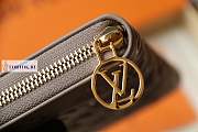 Louis Vuitton Padded Zippy Wallet Beige M81510 19.5x10.5x2.5cm - 5