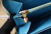 Louis Vuitton Padded Zippy Wallet Blue M81510 19.5x10.5x2.5cm hhhh - 5