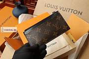 Louis Vuitton Coin card holder Brown Black M81627 8 x 14.5 x 1 cm - 2