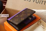 Louis Vuitton Coin card holder Brown Purple M81535 8 x 11 x 1 cm - 2