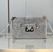 Louis Vuitton PETITE MALLE Silver Bag - N81583 - 20x12.5x6cm - 1