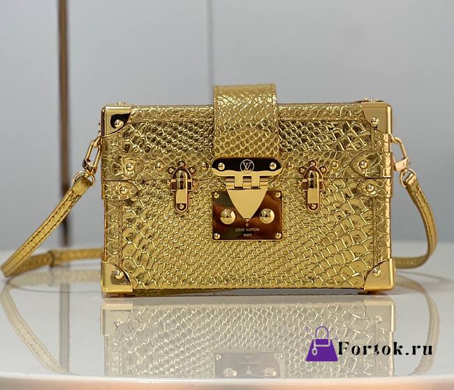 Louis Vuitton PETITE MALLE Gold Bag - N81583 - 20x12.5x6cm  - 1