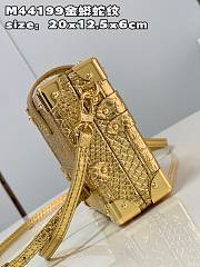 Louis Vuitton PETITE MALLE Gold Bag - N81583 - 20x12.5x6cm  - 3