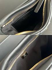 Chanel Hobo Handbag Lambskin Black 17.5x24x6cm - 2