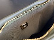 Chanel Hobo Handbag Lambskin Green 17.5x24x6cm - 6