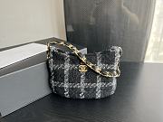 Chanel Hobo Handbag Tweed 17.5x24x6cm  - 1