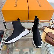 Louis Vuitton Run 55 Trainers Black Boots - 4