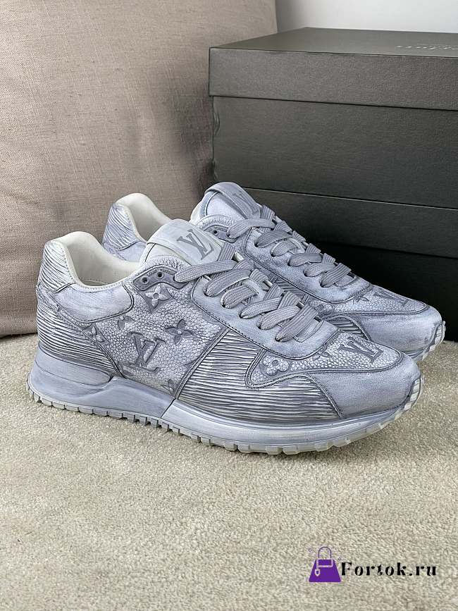 Louis Vuitton Trainer Gray Sneakers - 1