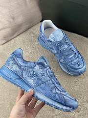 Louis Vuitton Trainer Blue Sneakers - 6