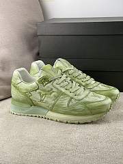 Louis Vuitton Trainer Green Sneakers - 1