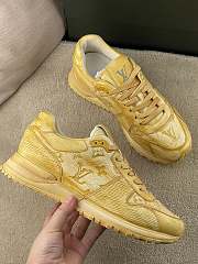 Louis Vuitton Trainer Yellow Sneakers  - 5