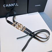 Chanel Lambskin Black Belt - 6