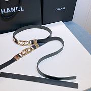 Chanel Lambskin Black Belt - 4