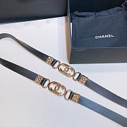 Chanel Lambskin Black Belt - 2