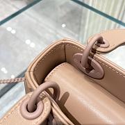 Dior Mini Lady Dior Bag in Beige 17x15×7cm - 6