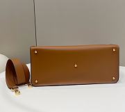 Fendi Beige Leather Bag 8506L 40x17x29cm - 6