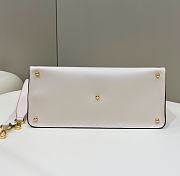 Fendi White Leather Bag 8506L 40x17x29cm - 5