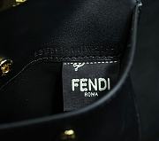 Fendi Black Leather Bag 8506L 40x17x29cm - 5