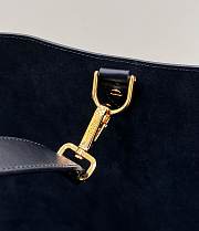 Fendi Black Leather Bag 8506L 40x17x29cm - 3