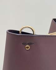 Fendi Brown Leather Bag 8506L 40x17x29cm - 3