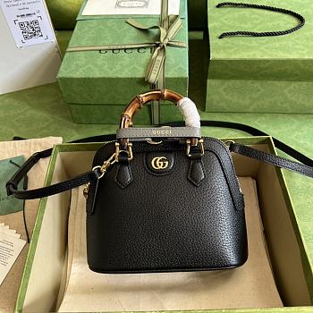 GUCCI Diana Monogram Casual Style Unisex Street Style in Black 62123178 20x 16x 8.5cm