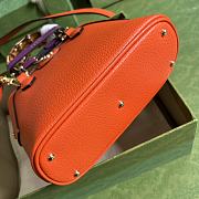 GUCCI Diana Monogram Casual Style Unisex Street Style in Orange 62123178 20x16x8.5cm - 4