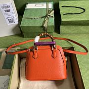 GUCCI Diana Monogram Casual Style Unisex Street Style in Orange 62123178 20x16x8.5cm - 6