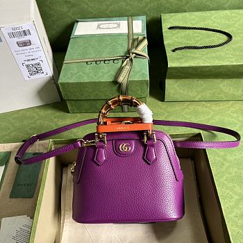 GUCCI Diana Monogram Casual Style Unisex Street Style in Pink 62123178 20x16x8.5cm