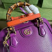 GUCCI Diana Monogram Casual Style Unisex Street Style in Pink 62123178 20x16x8.5cm - 2