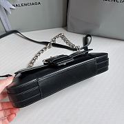 Balenciaga Small Lindsay Shoulder Bag In Black 2289007 29x13x4.8cm - 3