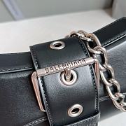 Balenciaga Small Lindsay Shoulder Bag In Black 2289007 29x13x4.8cm - 5