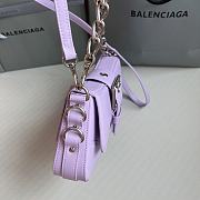 Balenciaga Small Lindsay Shoulder Bag In Violet 2289007 29x13x4.8cm - 3