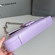 Balenciaga Small Lindsay Shoulder Bag In Violet 2289007 29x13x4.8cm - 4