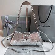 Balenciaga Small Lindsay Shoulder Bag In Silver 2289007 29x13x4.8cm - 1