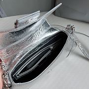Balenciaga Small Lindsay Shoulder Bag In Silver 2289007 29x13x4.8cm - 6