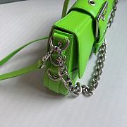 Balenciaga Small Lindsay Shoulder Bag In Green 2289007 29x13x4.8cm - 2