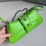 Balenciaga Small Lindsay Shoulder Bag In Green 2289007 29x13x4.8cm - 4