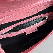 Balenciaga Small Lindsay Shoulder Bag In Pink 2289007 29x13x4.8cm - 3