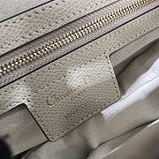 DIOR SADDLE BAG Warm Taupe Grained Calfskin in Yellow 25.5 x 20 x 6.5cm - 6